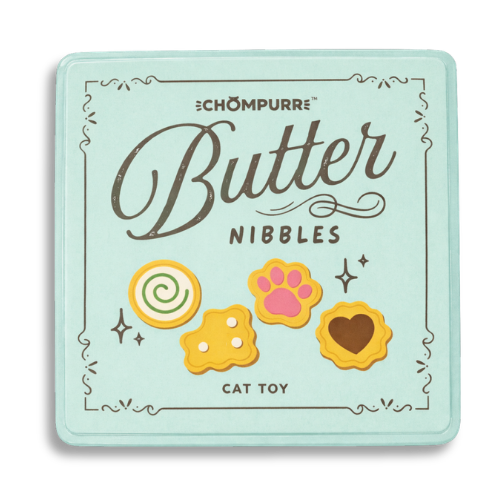 Butter Nibbles, premium food-themed cat toy by Chompurr