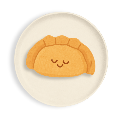 Dumpling Delight, premium food-themed cat toy by Chompurr