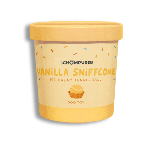 Vanilla Sniffcone, premium food-themed dog toy by Chompurr
